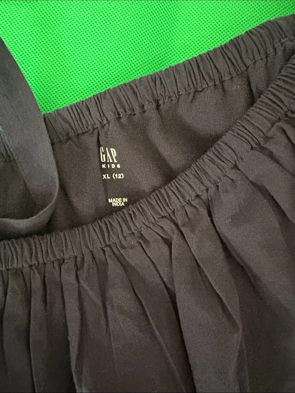 GAP blue girls One-Shoulder Ruffle Tank Top